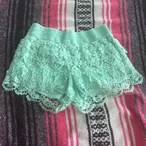 Lace shorts